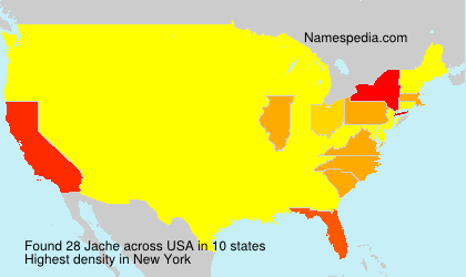 Surname Jache in USA