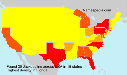 Surname Jackqueline in USA