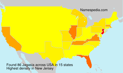 Surname Jagasia in USA