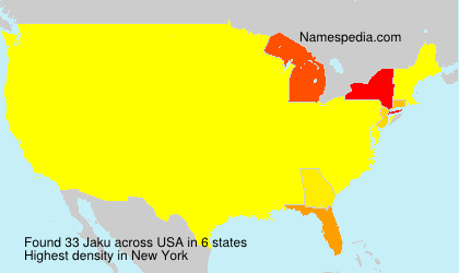 Surname Jaku in USA