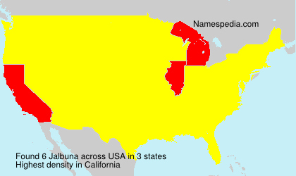 Surname Jalbuna in USA