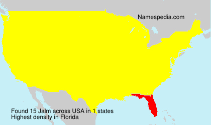 Surname Jalm in USA