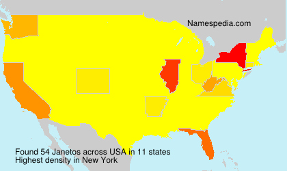 Surname Janetos in USA