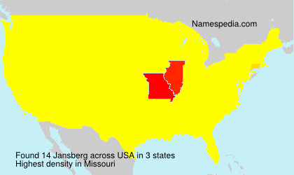 Surname Jansberg in USA