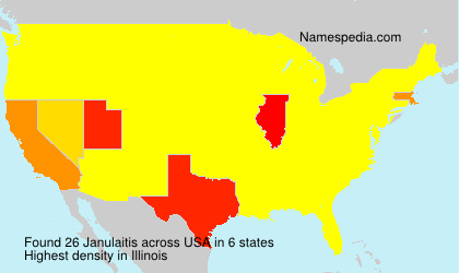 Surname Janulaitis in USA Surname Janulaitis in USA