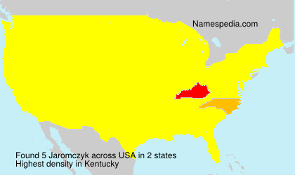 Surname Jaromczyk in USA Surname Jaromczyk in USA