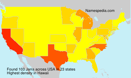 Surname Jarra in USA
