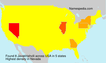 Surname Javakhishvili in USA Surname Javakhishvili in USA