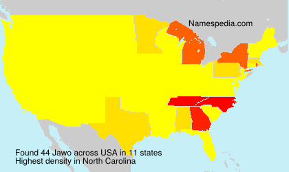 Surname Jawo in USA