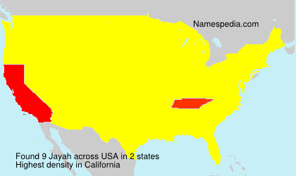 Surname Jayah in USA Surname Jayah in USA