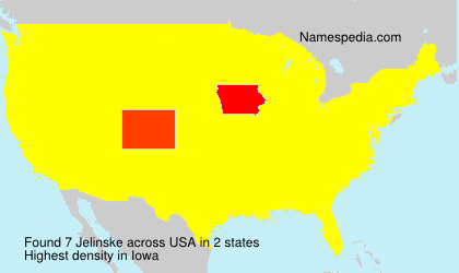 Surname Jelinske in USA