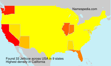Surname Jellicoe in USA