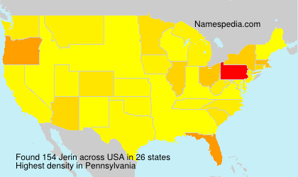 Surname Jerin in USA