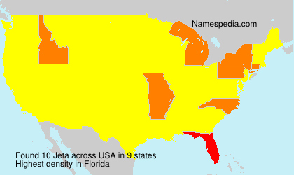 Surname Jeta in USA