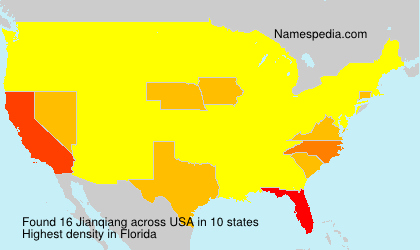 Surname Jianqiang in USA