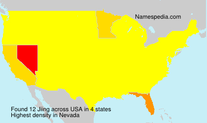 Surname Jiing in USA Surname Jiing in USA