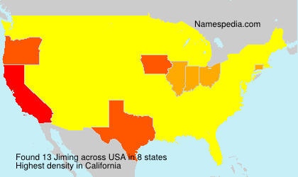 Surname Jiming in USA Surname Jiming in USA