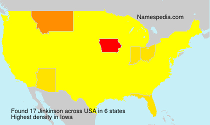 Surname Jinkinson in USA