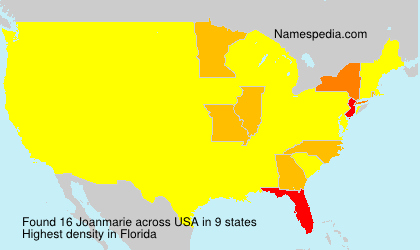 Surname Joanmarie in USA
