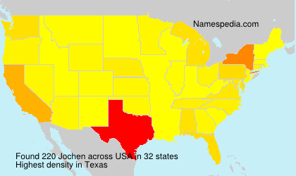 Surname Jochen in USA