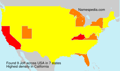 Surname Joff in USA