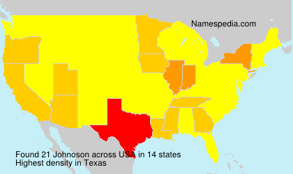 Surname Johnoson in USA Surname Johnoson in USA