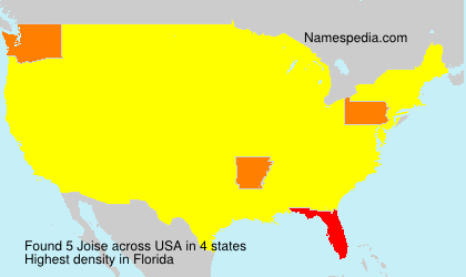 Surname Joise in USA