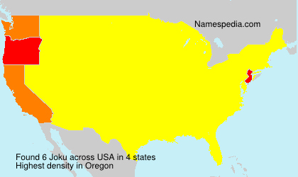 Surname Joku in USA