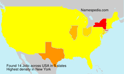 Surname Jolic in USA