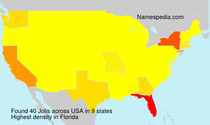 Surname Jolis in USA