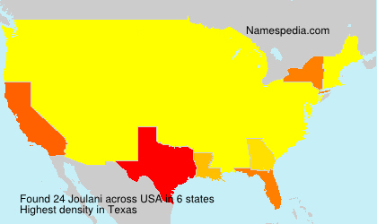 Surname Joulani in USA Surname Joulani in USA