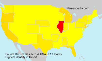 Surname Jozaitis in USA