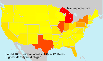 Surname Jozwiak in USA