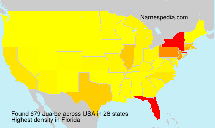 Surname Juarbe in USA