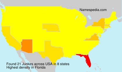 Surname Junkes in USA