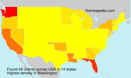 Surname Juttner in USA