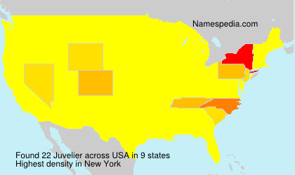 Surname Juvelier in USA Surname Juvelier in USA