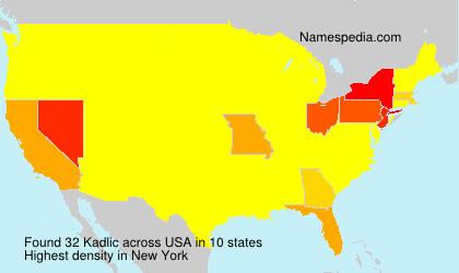 Surname Kadlic in USA