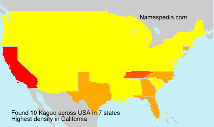 Surname Kagoo in USA Surname Kagoo in USA
