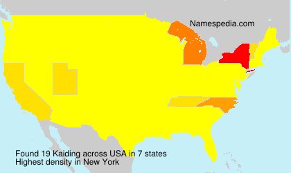Surname Kaiding in USA Surname Kaiding in USA