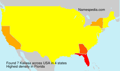 Surname Kailasa in USA