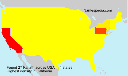 Surname Kailath in USA