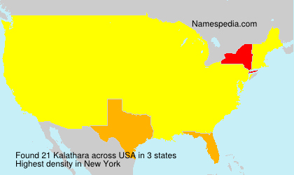 Surname Kalathara in USA Surname Kalathara in USA