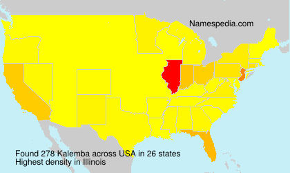 Surname Kalemba in USA