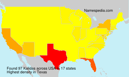 Surname Kalidas in USA