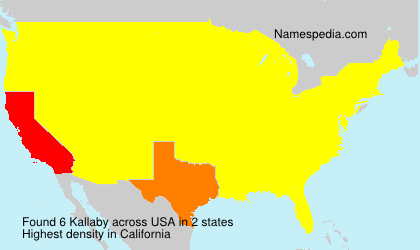 Surname Kallaby in USA