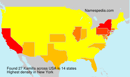 Surname Kamilla in USA