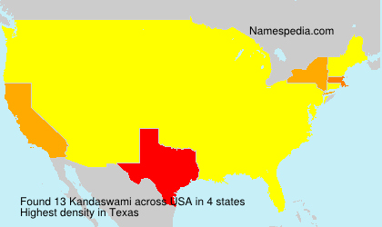 Surname Kandaswami in USA Surname Kandaswami in USA