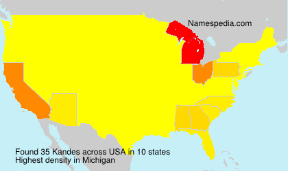Surname Kandes in USA