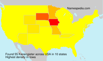 Surname Kanengieter in USA Surname Kanengieter in USA